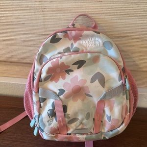 Northface Sprout Toddler Backpack in floral
